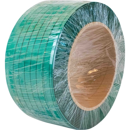 Encore Packaging Polyester Strapping Mini Coil - Green 5/8in x .035in x 1200ft MPET58035-1200
