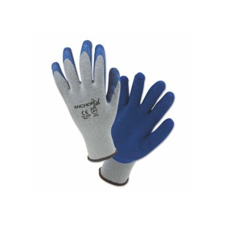 Anchor Brand Latex Coated Gloves, Small, Blue/Gray, 12PK 101-6030-S