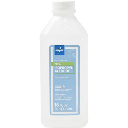 Medline Isopropyl Rubbing Alcohol, 16 oz Bottle MDS098003Z