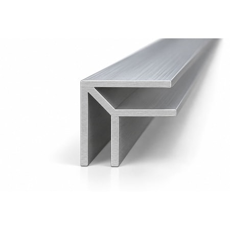 Brunner Aluminum Outside Corner Trim 1-1/4" x 1-1/4" for 5/16" material, 6063-T5 12 Feet Satin Anodized G313 S12