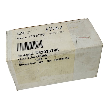 Caterpillar VALVE FLOW CONTROL, CATERPILLAR OEM 1115739 1115739