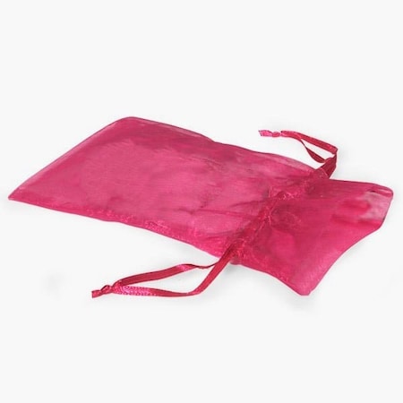 Nashville Wraps Hot Pink Organza Favor Bags, 3x4, 10PK B01009