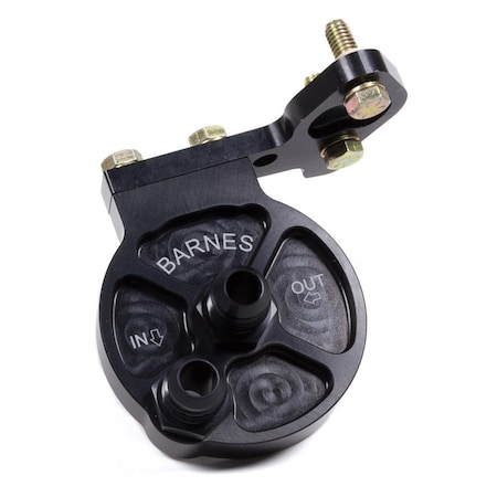 Barnes 8930-10 Billet Oil Filter Mount Front Mount -10 Fittings BAR8930-10