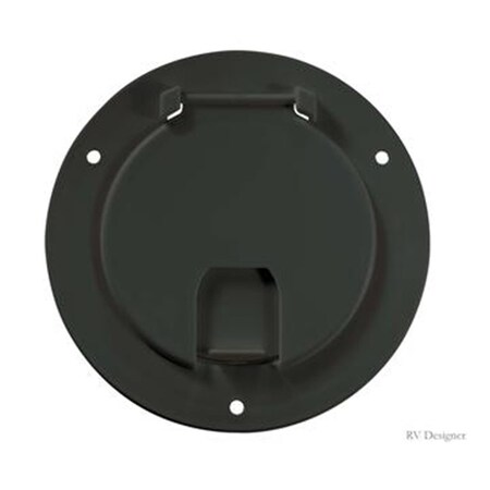 Rv Designer B113 5.2 x 2.6 in. Deluxe Hatch Cable Black S96-B113