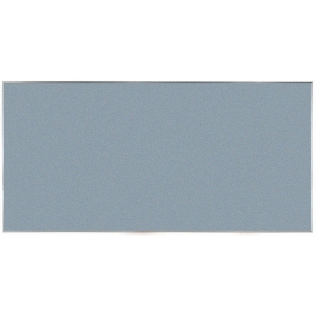 Aarco VIC Cork Bulletin Board w/ a Clear Satin Anodized Aluminum Frame, Duck Egg 48''Hx96''W DW4896162