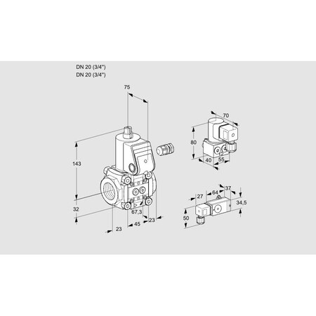 Honeywell Kromschroder VAS120R/NW KS88006328