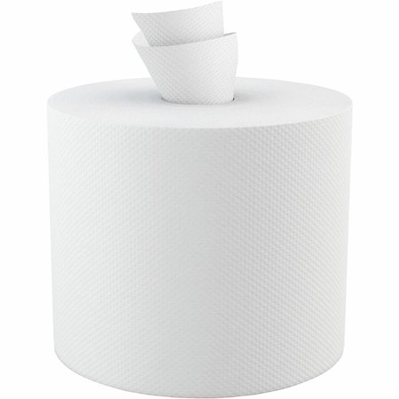 Genuine Joe Center Pull Paper Towels, 2 Ply, 7 7/8 in x 10 in Sheet Size, 600 Sheets/Roll, White, 6PK GJO23600