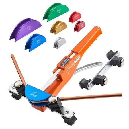 Vevor Tubing Bender Kit 1/4-7/8 Inch Ratcheting Tube Pipe Bender Color Aluminium CT-S999F-C