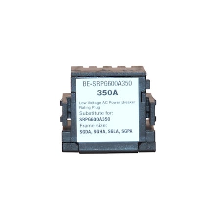 Brah Electric , replacement Spectra rating plugs rated for 350A, 600A sensor - SGDA, SGHA, SGLA, SGPA BE-SRPG600A350