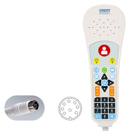 Crest Healthcare Pillow Speaker, 8 ft Cable L ET0401EPAEA014ZE1