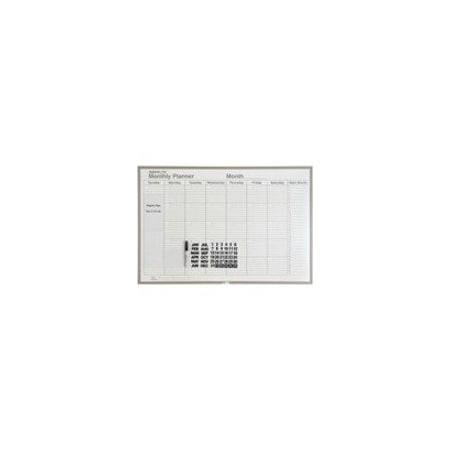 Magna Visual 36"x48" Monthly Planning Dry Erase Board Kit ML-341