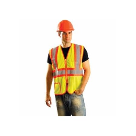 Occunomix Class 2 Mesh Vests, X-Large, Hi-Viz Yellow 561-LUX-SSCLC2Z-YXL