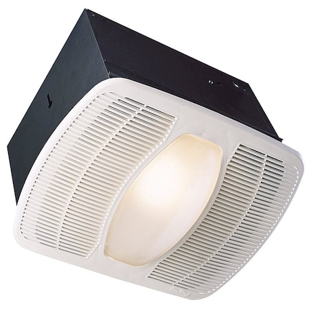 Air King Air King LEDAK80 Exhaust Fan with Light, 115/120 V, 27.6 W, LED Lamp, 4 in Duct, Rectangular Grill LEDAK80