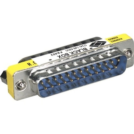 Black Box Db25 Gender Changer, Emi/Rfi Shielded, M FA402-R2