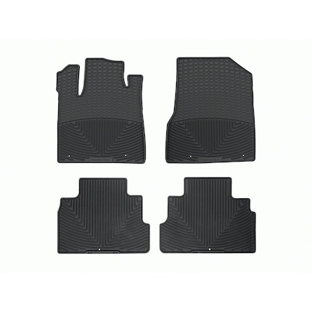 Weathertech Black, Front and Rear All Weather Floor Mats W433-W434