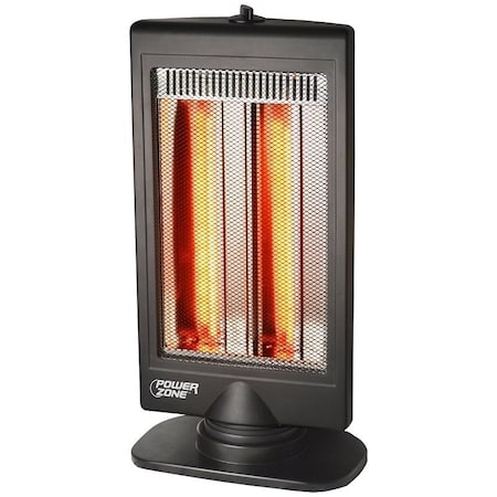 Powerzone Electric Halogen Radiant Oscillating Space Heater, 400/800 W BFGF-8