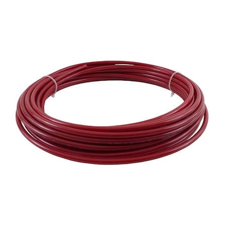 Mytee Products Air Line 1/4 in OD x 100 ft Red SAE J844 Nylon Air Brake Tubing DOT Approved MP-ABT-1924-05-T100