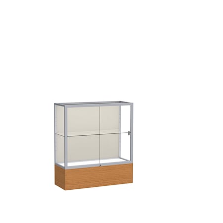 Ghent Counter Display Case 36x40x14, Plaque, Satin 2281PB-SN-MK