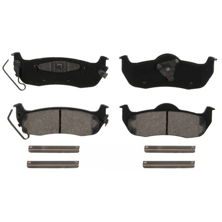 Wagner Brake QuickStop Rear Disc Brake Pad Set Ceramic,  ZD1041
