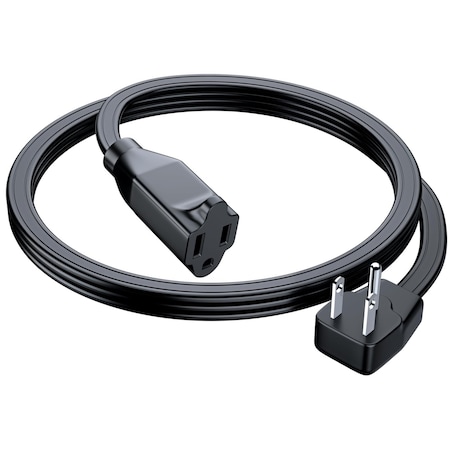 Maximm 3ft 14AWG Heavy Duty Flat Wire 3-Prong Extension Cord, UL, Black ADW-90-31F03-14B0