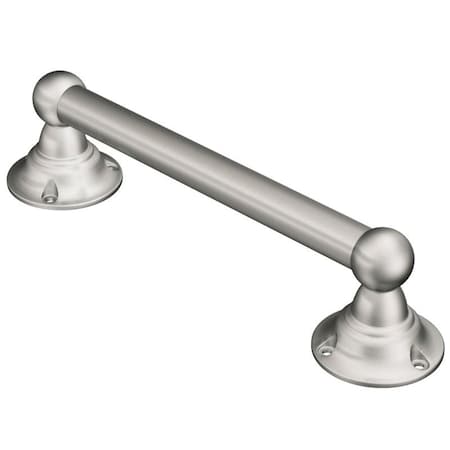 C S I Donner Designer Hand Grip Grab Bar Brushed Nickel LR2250DBN