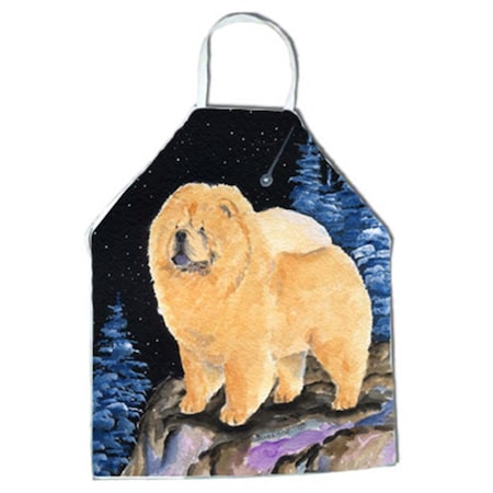 Carolines Treasures Starry Night Chow Chow Apron - 27 x 31 in. SS8454APRON