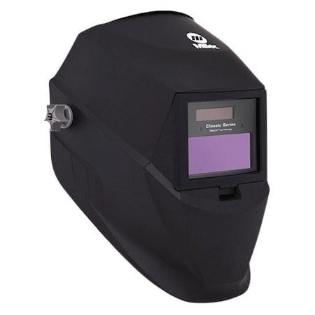 Miller Electric Welding Helmet, 2 Arc Sensors, 3 Operating Modes, Auto-Darkening, Digital, 6 sq in Viewing, Black 287803