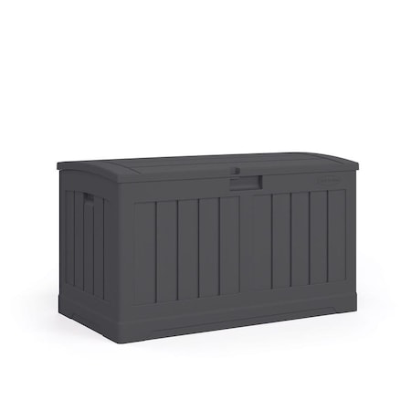 Suncast 37 in. W X 22 in. D Peppercorn Plastic Deck Box 50 gal DB5025P