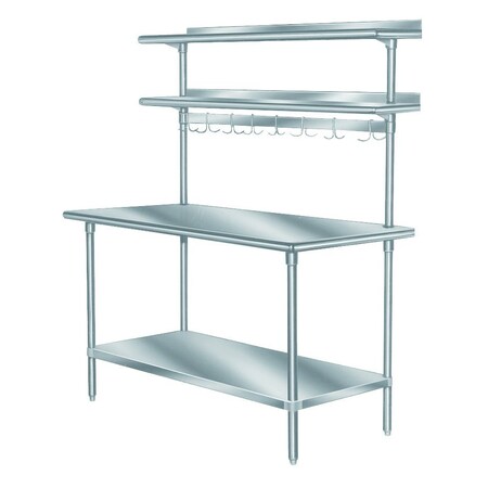 Advance Tabco Pot Rack table mounted rear or splash-mounted SWT-132