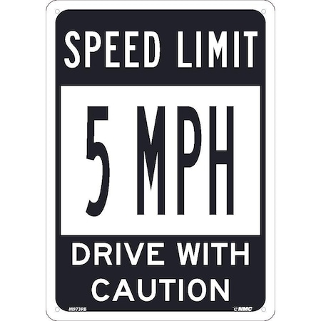 Nmc Speed Limit 5 Mph Sign M973RB