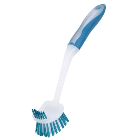 Unbranded White and Blue Dish and Sink Brush 645613