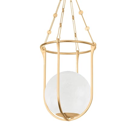Hudson Valley Lighting Verbank 1 Light Lantern 17.75 In. Vintage Gold Leaf 1618-VGL
