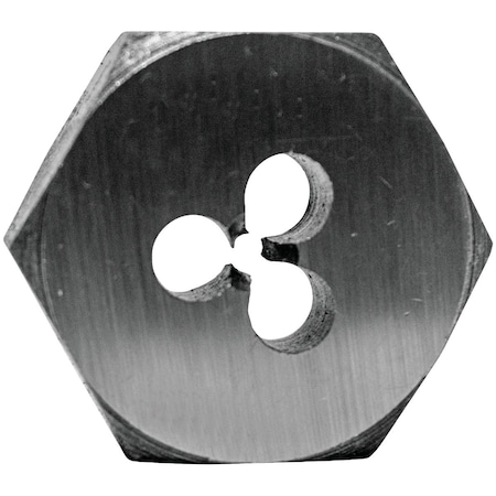 Century Drill & Tool 4-40 National Coarse 1'' Across Flats Fractional Hexagon Die 96101