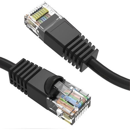 Axiom 25Ft Cat6 Cable W/Boot (Black) C6MB-K25-AX