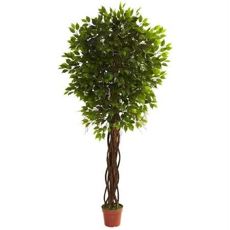 Dare2Decor 7.5 ft. Ficus Tree UV Resistant - Indoor-Outdoor DA664559