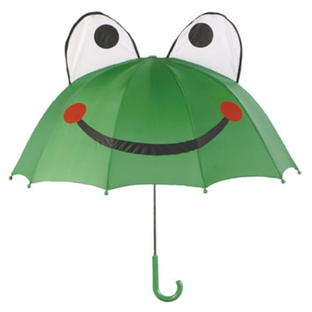 Distinto 100% Nylon Children'S Frog Umbrellas - Green DI3016171