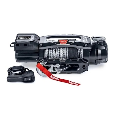 Warn Vehicle Mounted Recovery Winch 12 Volt 14000 Lb Capacity Spydura Synthetic Rope 110514