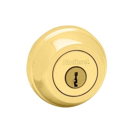 Kwikset Double Cylinder Deadbolt with 6AL Latch and STRKP Strike Pack which includes Square Corner, 785-3.STRKP