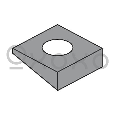 Oxoxo 1/2 Square Beveled Washer F 436 Plain, 150PK 315021