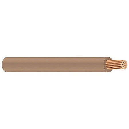 Zoro Select THHN, THWN-2 Building Wire, Copper, 14 AWG, 1C, Bare, Solid, 1000 ft WXP-6F-1401-07-1000