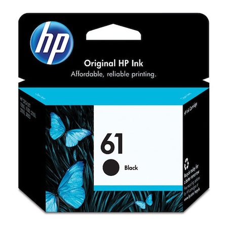 Hp 61 Black Original Ink Cartridge, 170 Yield CH561WN