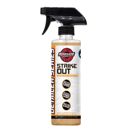 Renegade Products Usa Strike Out Water Spot Remover 16 Oz. LFGBS106OZ16