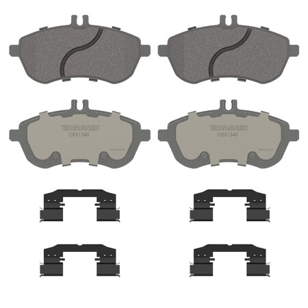Wagner Brake OEX Front Disc Brake Pad Set Premium Ceramic, OEX1340