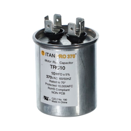 Diversitech 10 MFD 370V Round Capacitor TRC10