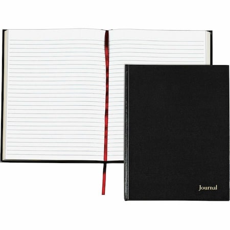 Tops Business Forms Tops Executive Journal, Legal Ruled, 8-1/2" x 11", Black Cover, 160 Pages/Pad J25811
