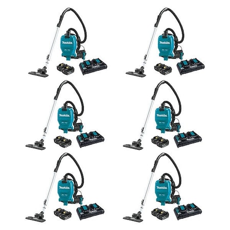 Makita Lxt Bl Hepa Backpack Vacuum Kit, 36V XCV09PT-6