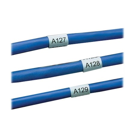 Panduit WraparoundLabel, White, Vinyl, 1inW, PK5000 N100X125CBT