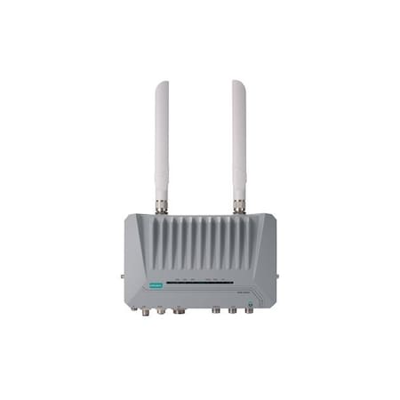 Moxa Outdoor Advanced 802.11ax Wireless Access Point, 1*2.5 GbE, 1*1 GbE, IP68, UN AWK-4262A-UN-T