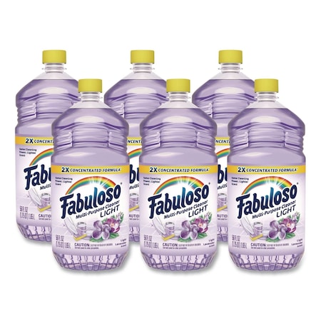 Fabuloso Multi-Use Cleaner, Light Lavender Scent, 56 oz Bottle, 6PK 61045945
