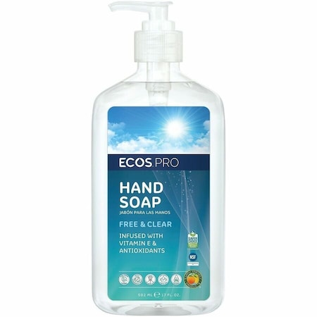 Ecos Pro Hand Soap, Biodegradable, Fragrance Free, 6 PK PL9663/6